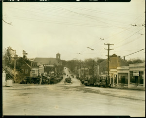 View of Washington Square from Norfolk Square, Weymouth, Mass., undated