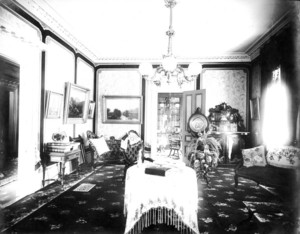 Sutton House, 45 Main St., Peabody, Mass., Parlor.