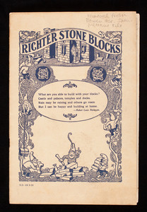 Richter Stone Blocks, Block House, Inc., 43 East 19th Street, New York, New York