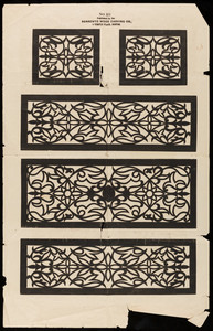 Design No. 10, published by the Sorrento Wood Carving Co., 5 Temple Place, Boston, Mass., undated