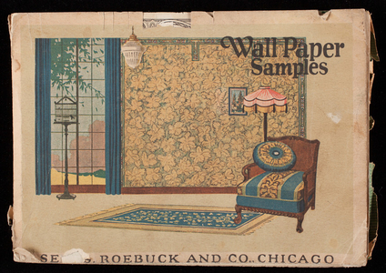 Wall paper samples, Sears, Roebuck and Co., Chicago, Illinois