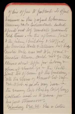 Thomas Lincoln Casey Notebook, October 1890-December 1890, 95, of this office to publish its official