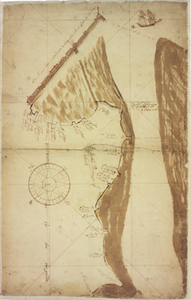 Manuscript map of Long Wharf (Boston, Mass.), 1714