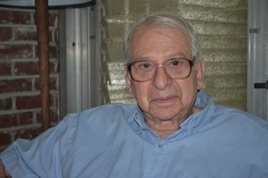 Lester Grinspoon: seated in his living room at home