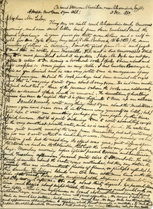 Letter from Benjamin Smith Lyman to Mr. Lesley