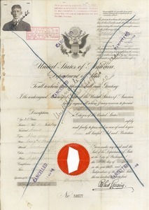 Passport for Lloyd E. Walsh