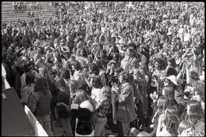 Hollywood Speedway Rock Festival: view of rock concert crowd from stage