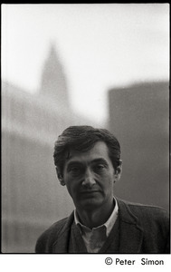 Howard Zinn: close-up portrait