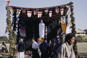 Shrine to a saint in Sarnath