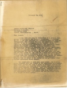 Letter from S. Stephen Rosenfeld to Norman Landstrom
