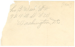 Address of William B. West, M.D.