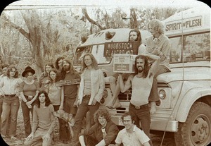 Meeting of hippie buses