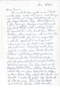 Letter from Kenneth G. Garside to Anne Garside Cann