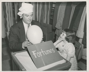 Young girl gets fortune told