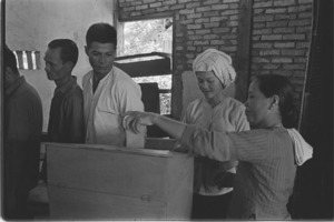 Voting in Luong Hoa.