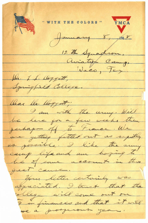 Letter from John E. Scott to Laurence L. Doggett (January 8, 1918)
