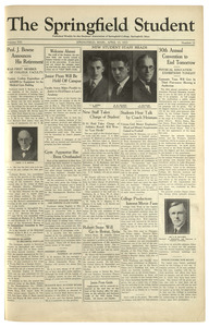 The Springfield Student (vol. 13, no. 22) April 13, 1923