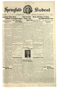 The Springfield Student (vol. 25, no. 10) October 17, 1934