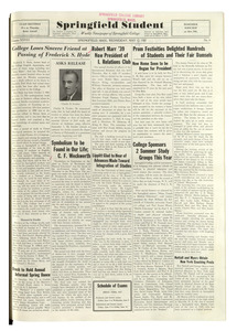 The Springfield Student (vol. 28, no. 06) May 12, 1937