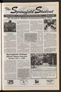 The Springfield Student (vol. 110, no. 5) Oct. 5, 1995