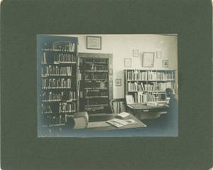 Librarian's Desk in Reading Room (April 1899)