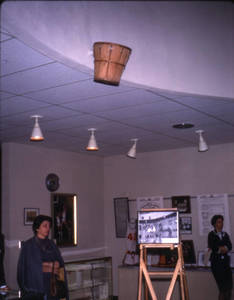 Naismith Memorial Basketball Hall of Fame part of main exhibit area, May 1969