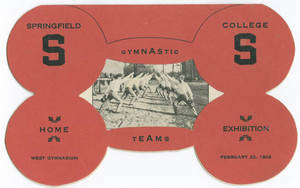 Men's Gymnastics Exhibition Program, 1927-28
