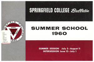 Summer School Catalog, 1960
