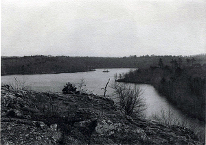 Breed's Pond, from Summit of Lantern Rock, 1903