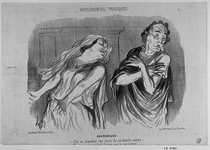 ANDROMAQUE. "J'ai vu trancher les jours de ma famille entière" "Et mon époux sanglant traîné sur la poussière!"