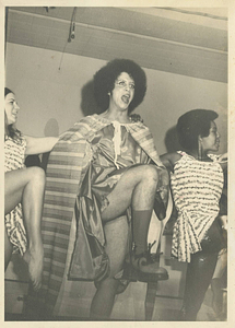 Eliott Baker as King Herod in Best of Broadway II production (May 1974)