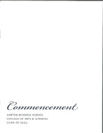 2023 Suffolk University commencement program, CAS and SBS