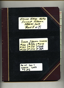 Logbooks: Logs, Elazar Uchupi Notes, Second Titanic Expedition: Angus Lowering, #266-275, July 1986