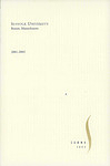 2002 Suffolk University SUMMA Ceremony program