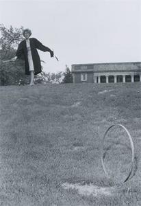 Marcy Griffin: Senior Hoop Roll, 1964.