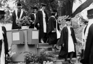 Diplomas in hand, 1964.