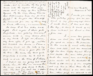 Letter from Luther Bruen, Camp near Bealeton, VA to Augusta Bruen, 1863 December 8