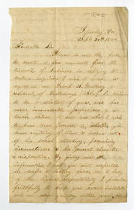 Letters to William Smith from Incoe-Johnston