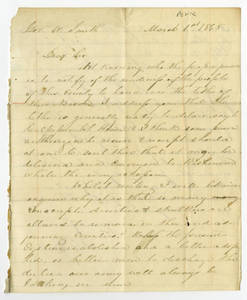 Letters to William Smith from Parks-Richards