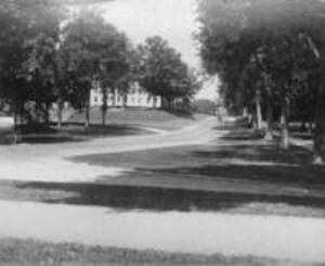 West College and Main Street, 1898