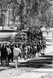 Student anti-war march for Vietnam, 1969