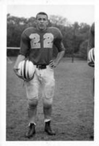 Williams Football Player #22, Clifford Colwell, 1958