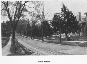 View east down Main Street in Amherst