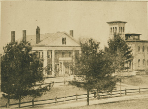 President's House and Morgan Library at Amherst College