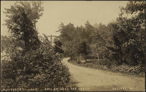 Road between the Lakes, Monponsett Lake, Halifax, Massachusetts
