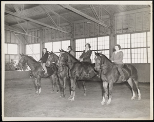 Howard Seminary for Women - Four equestriennes
