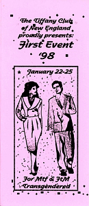 Brochure for Tiffany Club Event (Jan. 22-25, 1998)