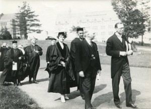 Commencement with Mary C. Mellyn and William O'Connell