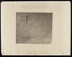 General arrangement of the hoisting & pumping machinery at the central shaft of the Hoosac Tunnel 1864