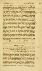 1808 Chap. 0092. An Act In Addition To An Act, Entitled "An Act For The Providing And Regulating Of Prisons."